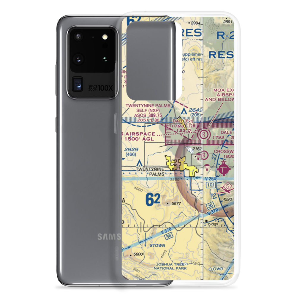 Bauer Airport (61CA) VFR Sectional Samsung Case Samsung Galaxy S20 Ultra model shown