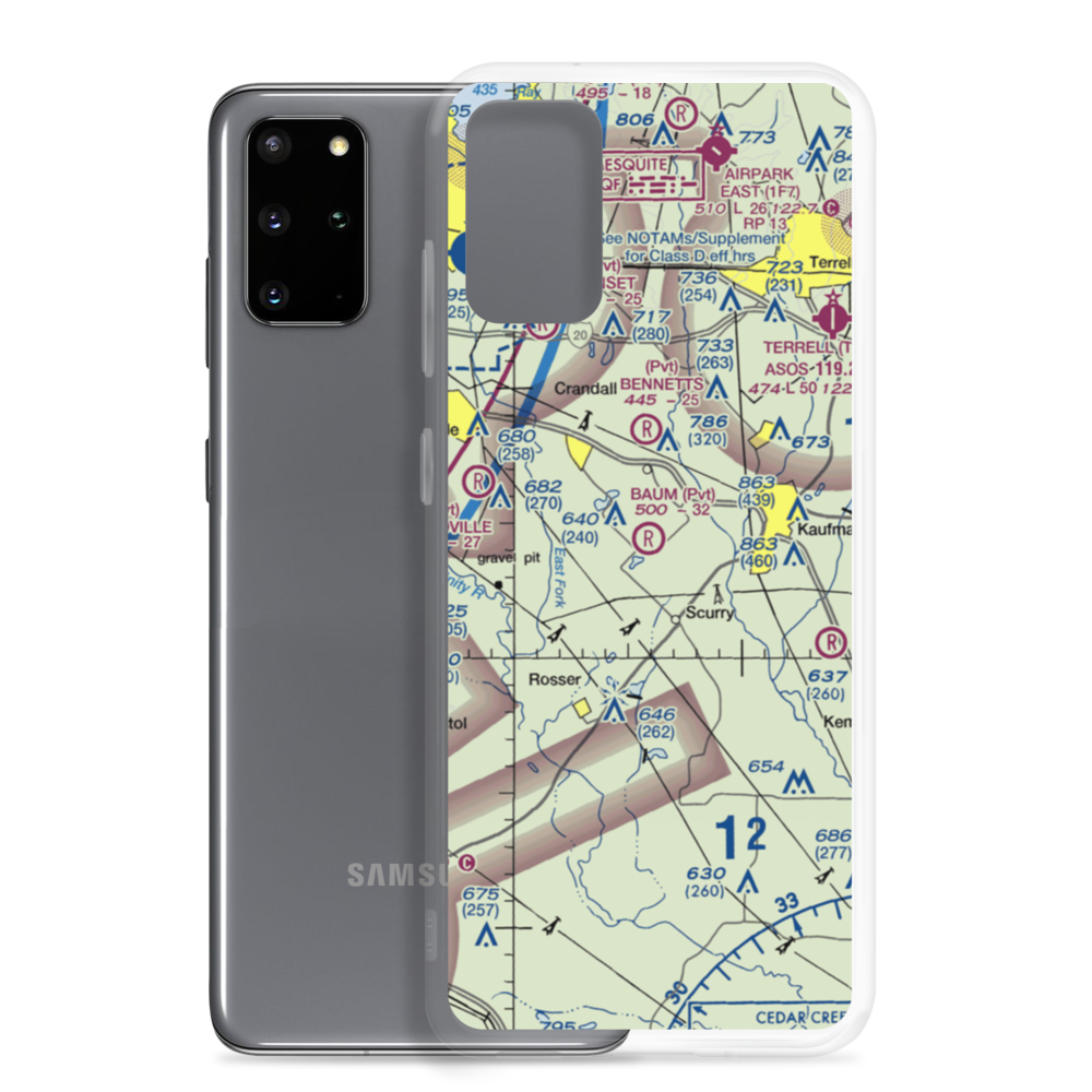 Baum Airport (TA46) VFR Sectional Samsung Case Samsung Galaxy S20 Plus model shown