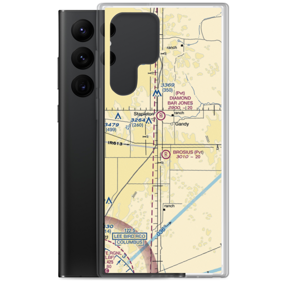 Bay Field (9NE7) VFR Sectional Samsung Case Samsung Galaxy S22 Ultra model shown