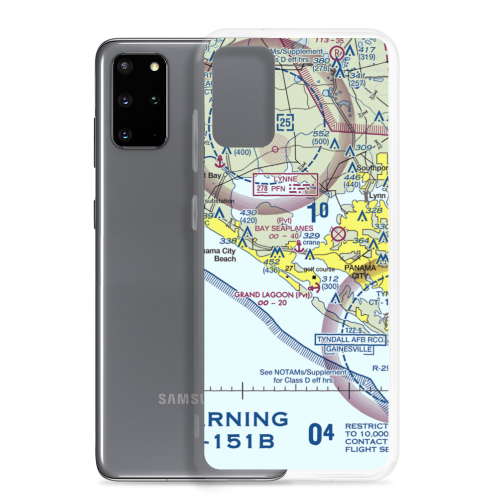 Bay Seaplanes Seaplane Base (4FD4) VFR Sectional Samsung Case Samsung Galaxy S20 Plus model shown