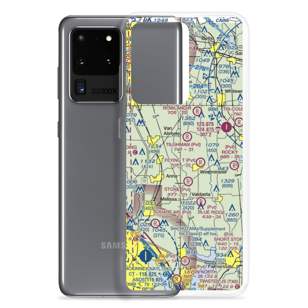 Baylie Airport (66XS) VFR Sectional Samsung Case Samsung Galaxy S20 Ultra model shown