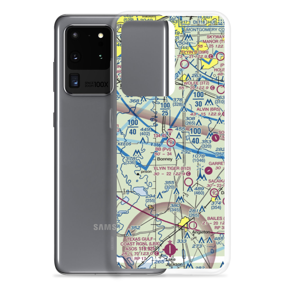 Bb Airpark (TE88) VFR Sectional Samsung Case Samsung Galaxy S20 Ultra model shown