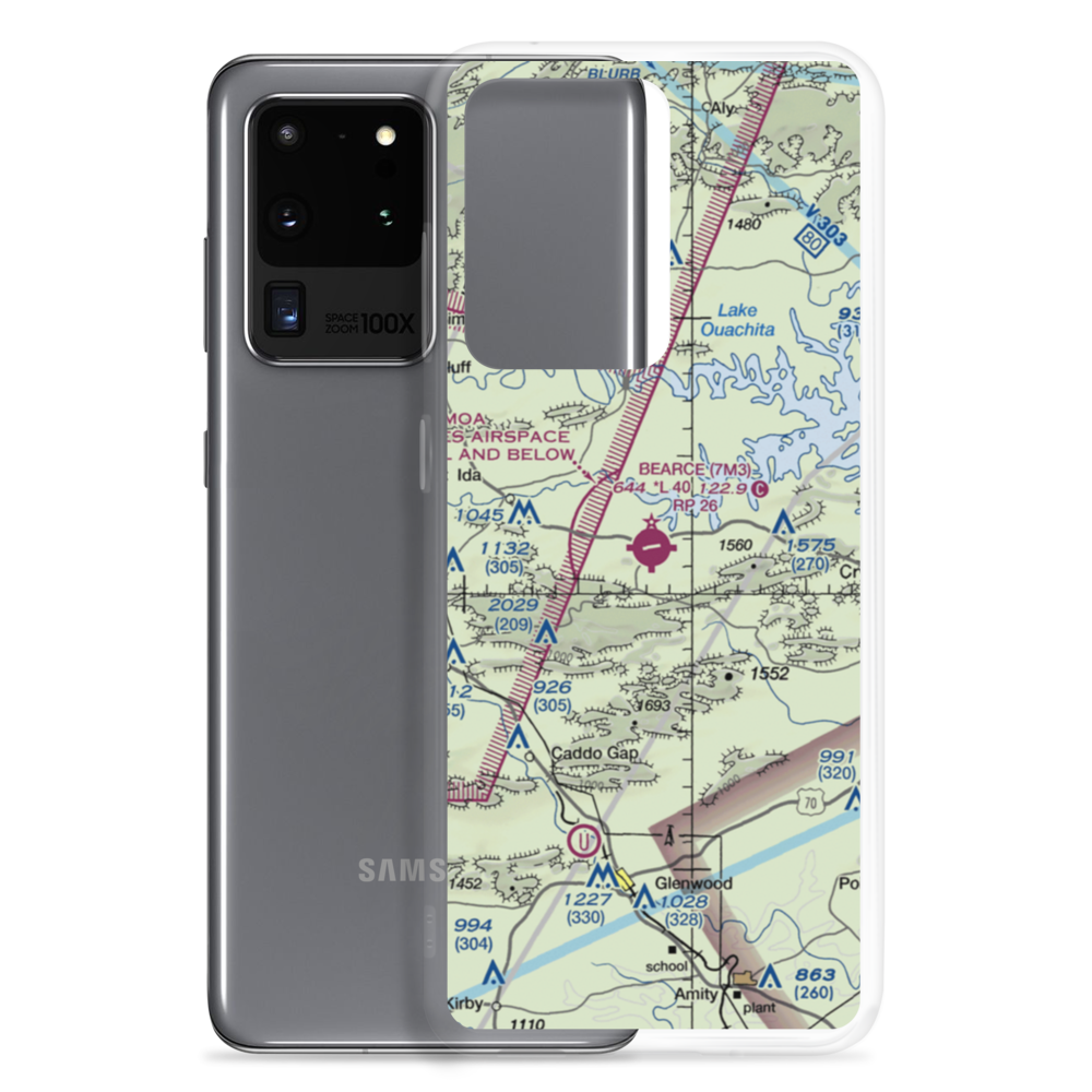 Bearce Airport (7M3) VFR Sectional Samsung Case Samsung Galaxy S20 Ultra model shown
