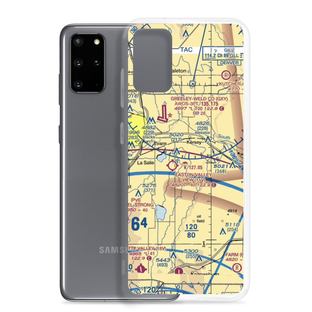 Beaugh Airport (9CO7) VFR Sectional Samsung Case Samsung Galaxy S20 Plus model shown