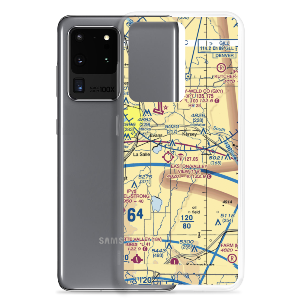 Beaugh Airport (9CO7) VFR Sectional Samsung Case Samsung Galaxy S20 Ultra model shown