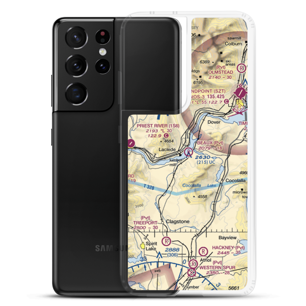 Beaux Ranch Field (1ID3) VFR Sectional Samsung Case Samsung Galaxy S21 Ultra model shown