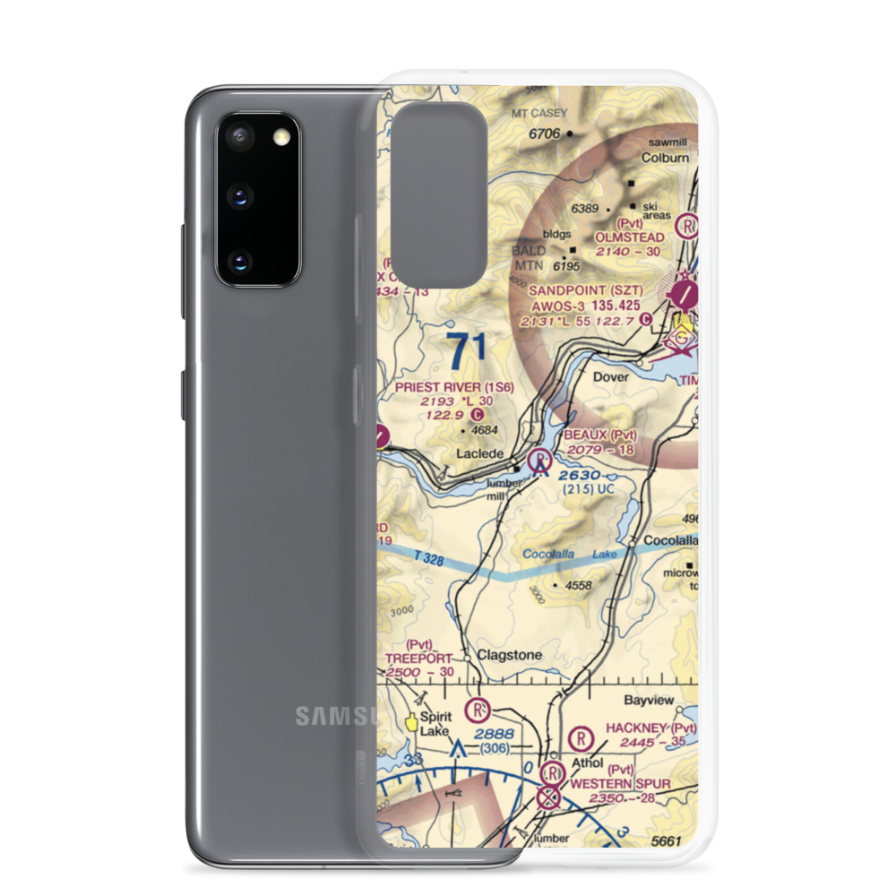Beaux Ranch Field (1ID3) VFR Sectional Samsung Case Samsung Galaxy S20 model shown