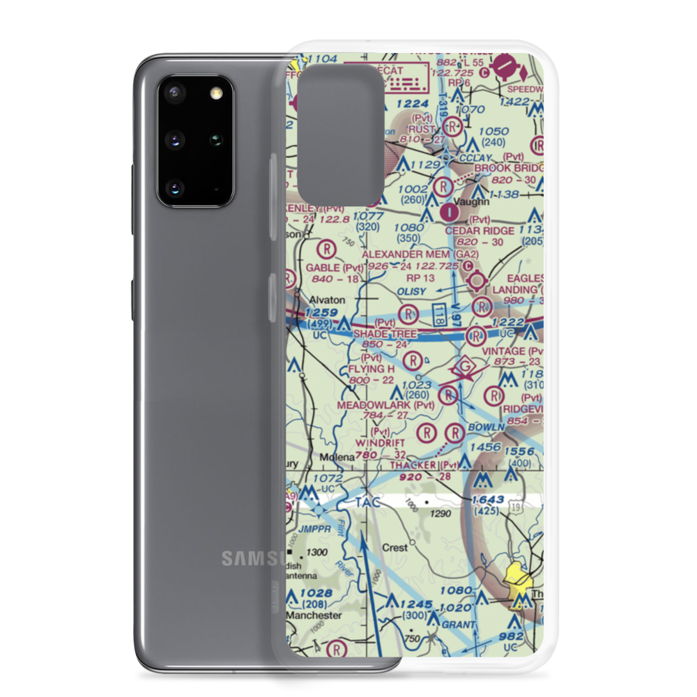Beaver Creek Airport (88GA) VFR Sectional Samsung Case Samsung Galaxy S20 Plus model shown