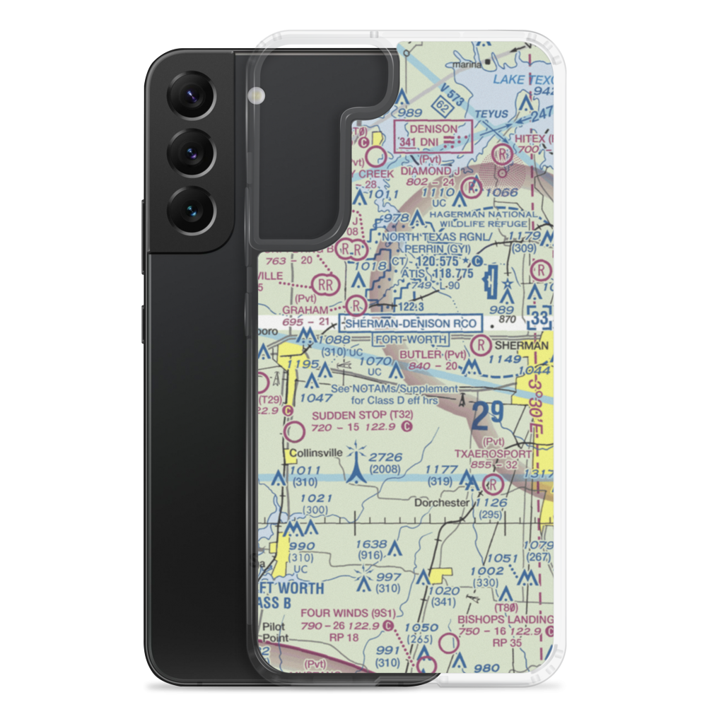 Beaver Creek Airport (9XS2) VFR Sectional Samsung Case Samsung Galaxy S22 Plus model shown