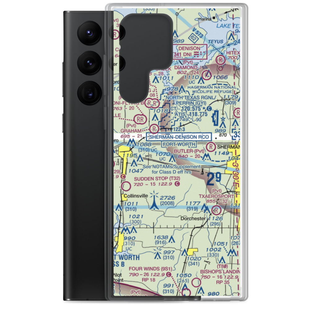 Beaver Creek Airport (9XS2) VFR Sectional Samsung Case Samsung Galaxy S22 Ultra model shown