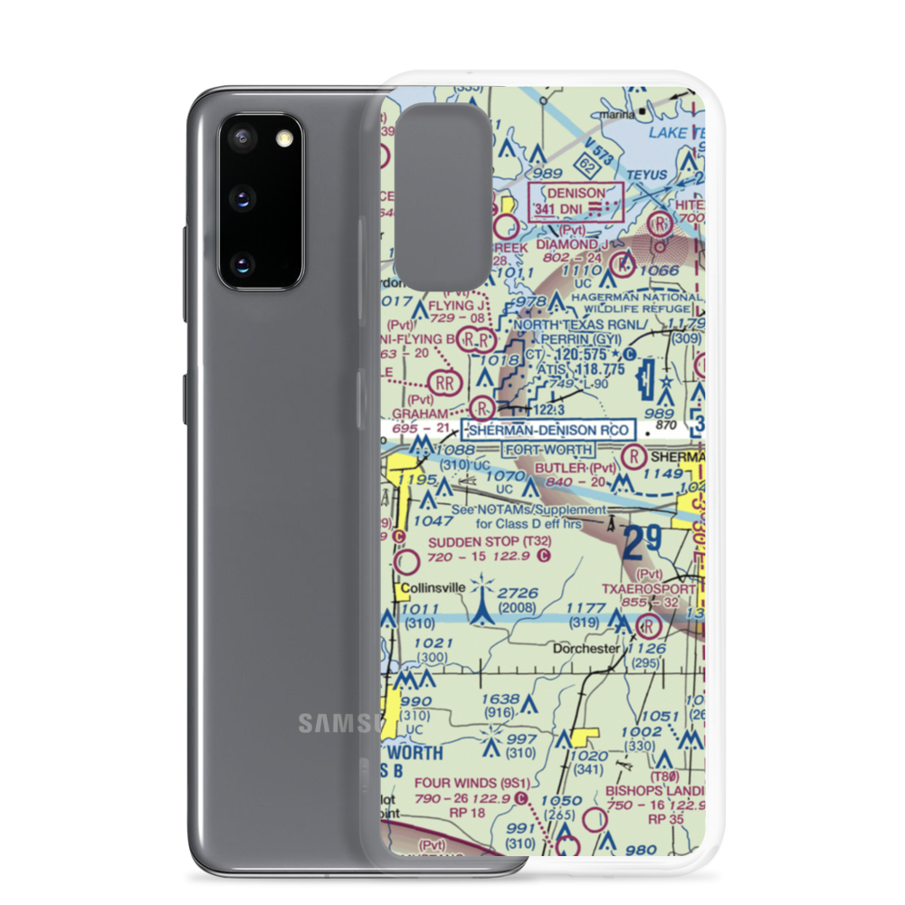 Beaver Creek Airport (9XS2) VFR Sectional Samsung Case Samsung Galaxy S20 model shown