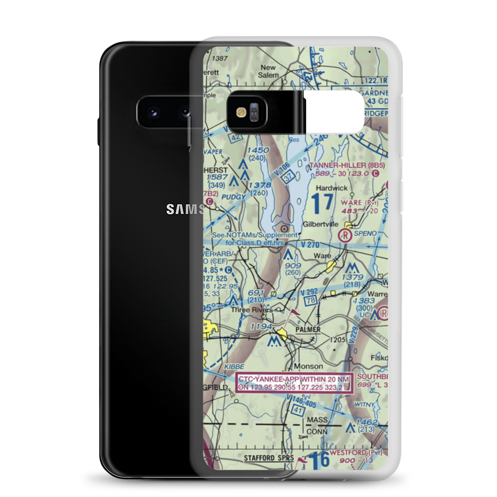 Beaver Lake Seaplane Base (10MA) VFR Sectional Samsung Case Samsung Galaxy S10 model shown