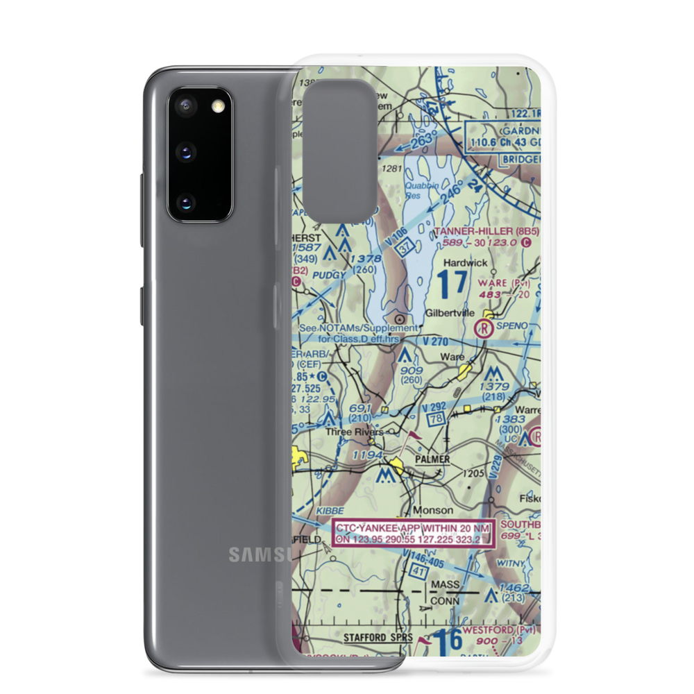 Beaver Lake Seaplane Base (10MA) VFR Sectional Samsung Case Samsung Galaxy S20 model shown