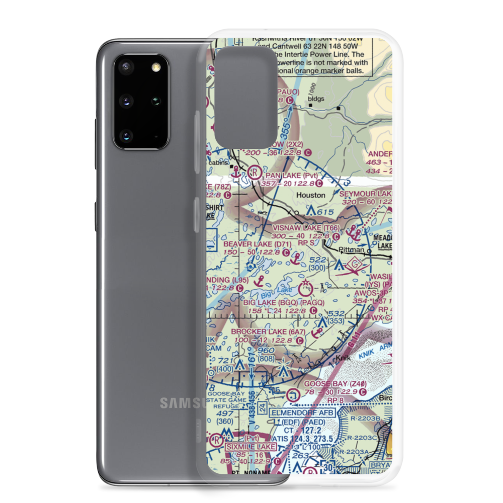 Beaver Lake Seaplane Base (D71) VFR Sectional Samsung Case Samsung Galaxy S20 Plus model shown