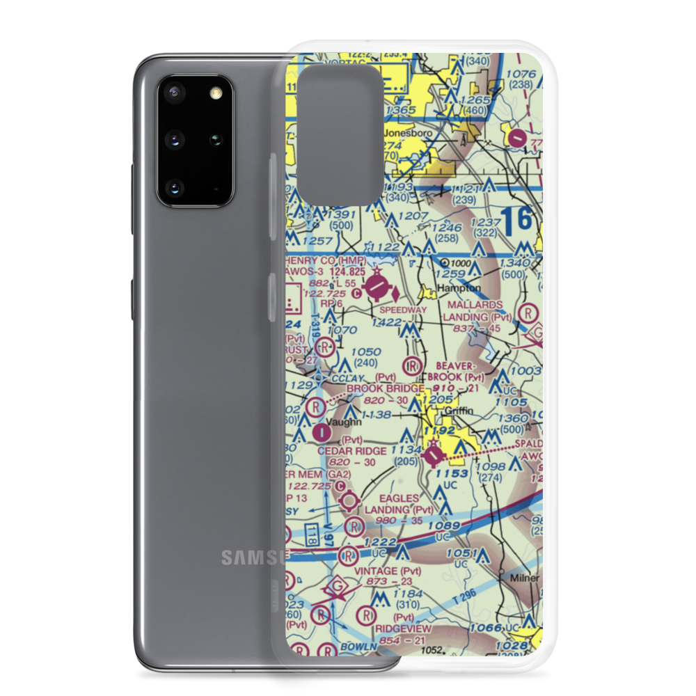 Beaverbrook Aerodrome (10GA) VFR Sectional Samsung Case Samsung Galaxy S20 Plus model shown