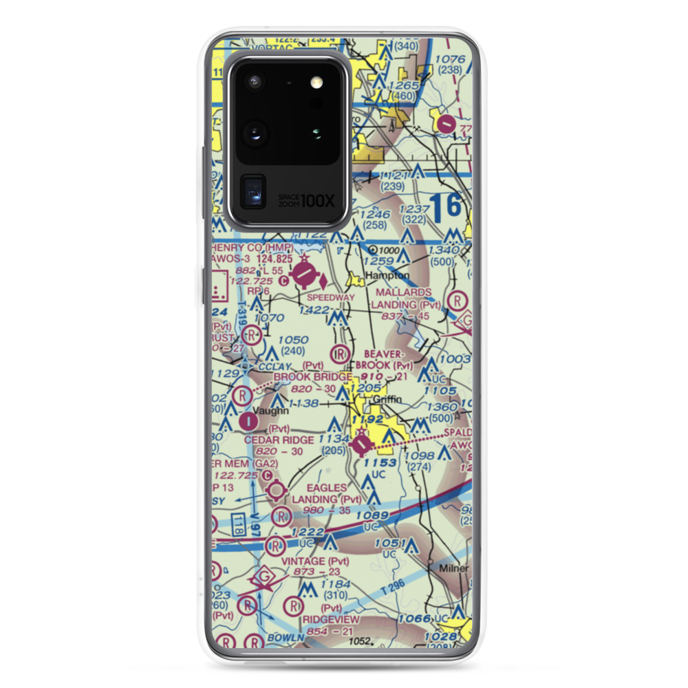 Beaverbrook Aerodrome (10GA) VFR Sectional Samsung Case Samsung Galaxy S20 Ultra model shown