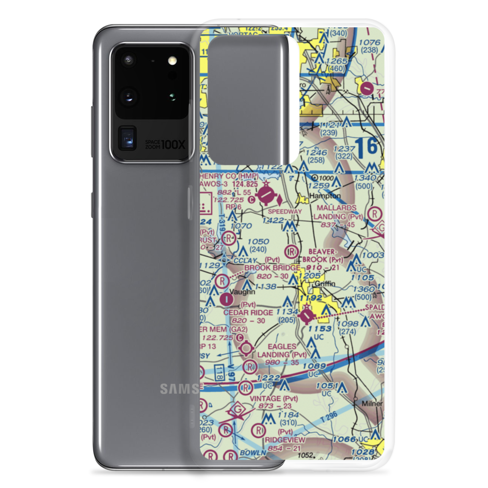 Beaverbrook Aerodrome (10GA) VFR Sectional Samsung Case Samsung Galaxy S20 Ultra model shown