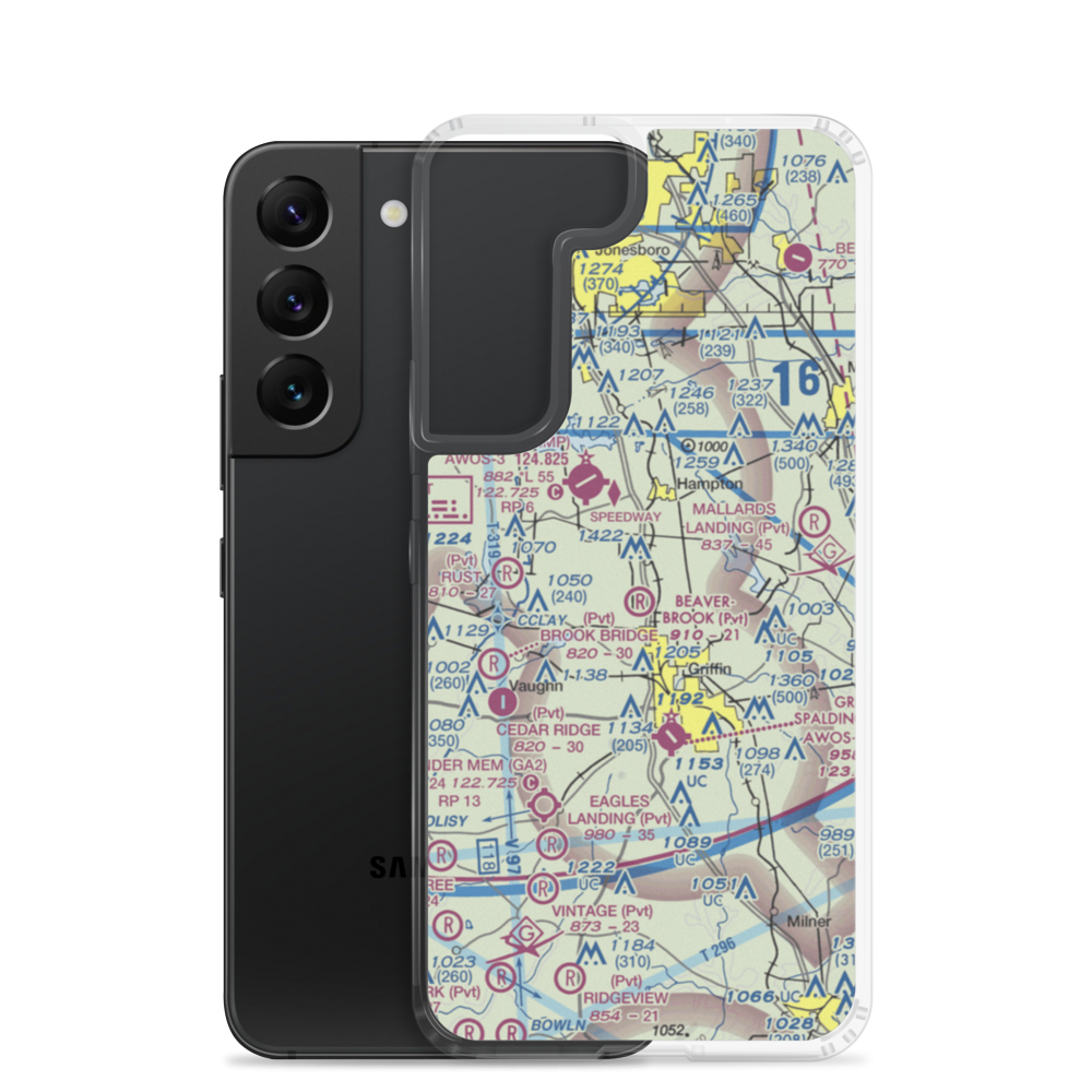 Beaverbrook Aerodrome (10GA) VFR Sectional Samsung Case Samsung Galaxy S22 model shown