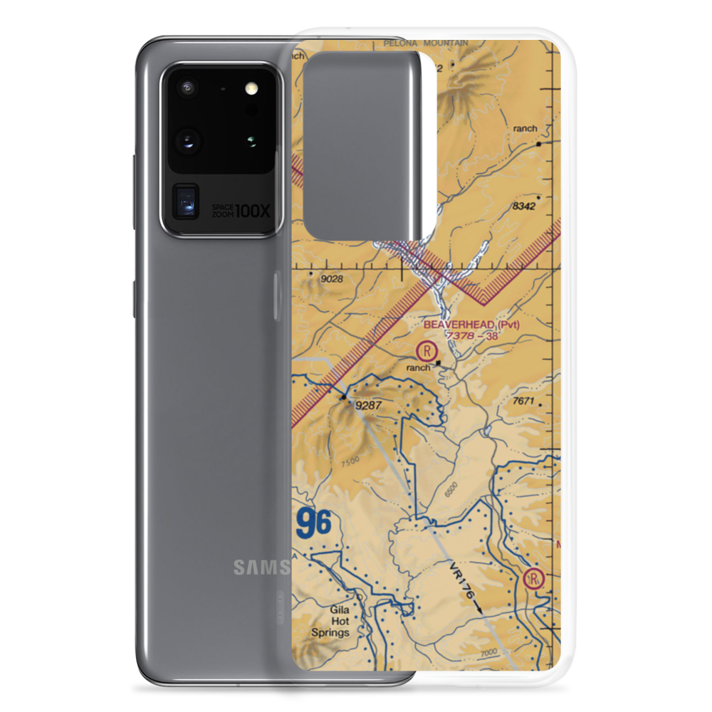 Beaverhead Airstrip (13NM) VFR Sectional Samsung Case Samsung Galaxy S20 Ultra model shown