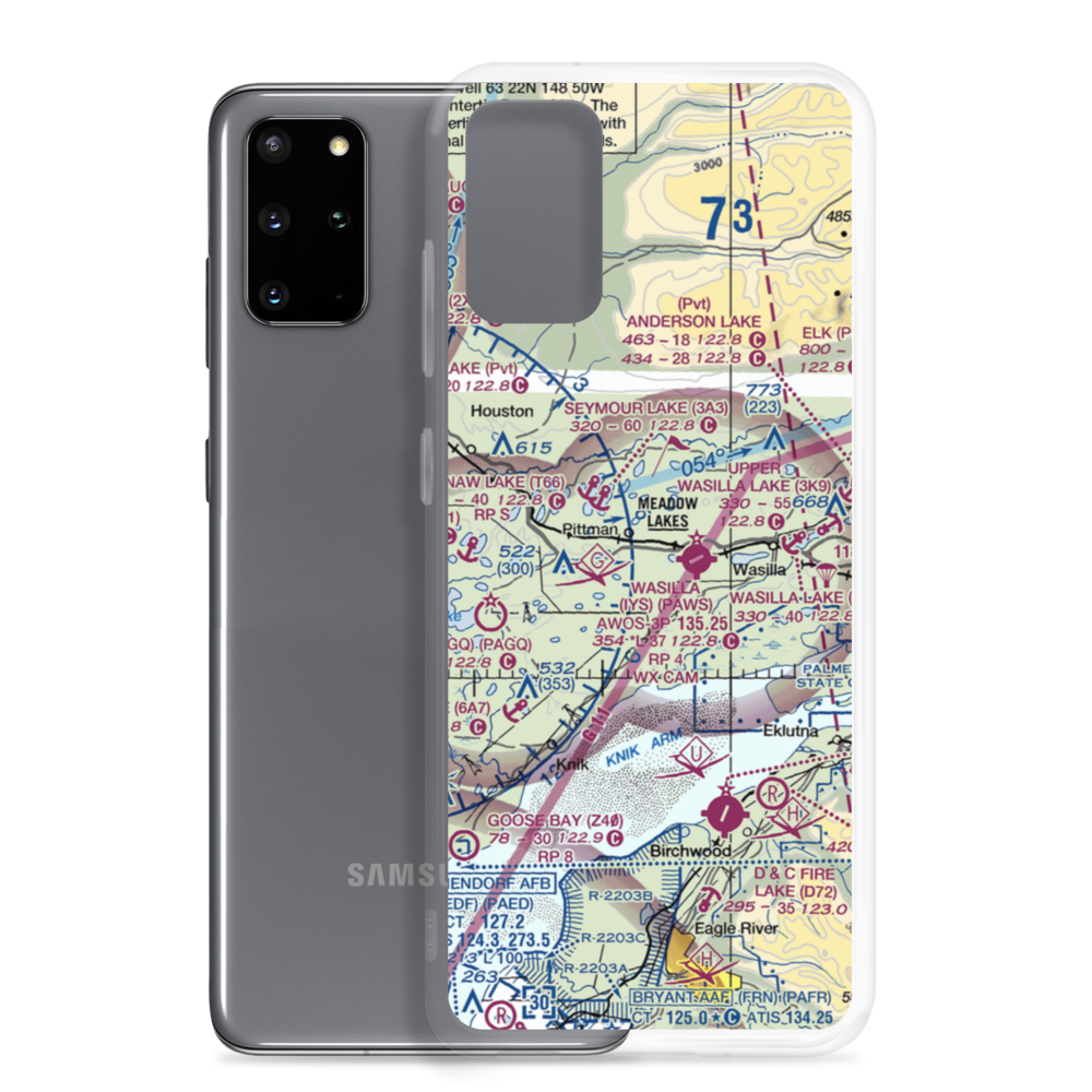 Bechtol Field (56AK) VFR Sectional Samsung Case Samsung Galaxy S20 Plus model shown