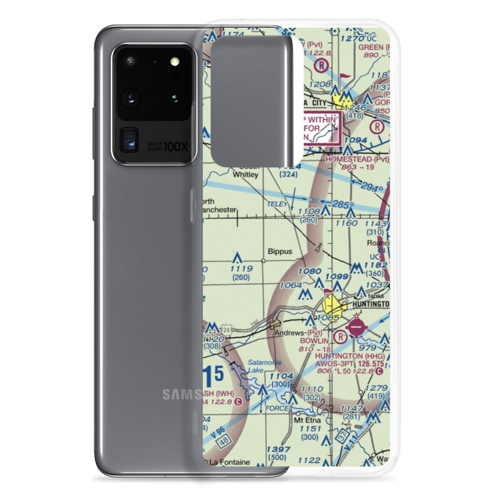 Beck Private Airport (II14) VFR Sectional Samsung Case Samsung Galaxy S20 Ultra model shown