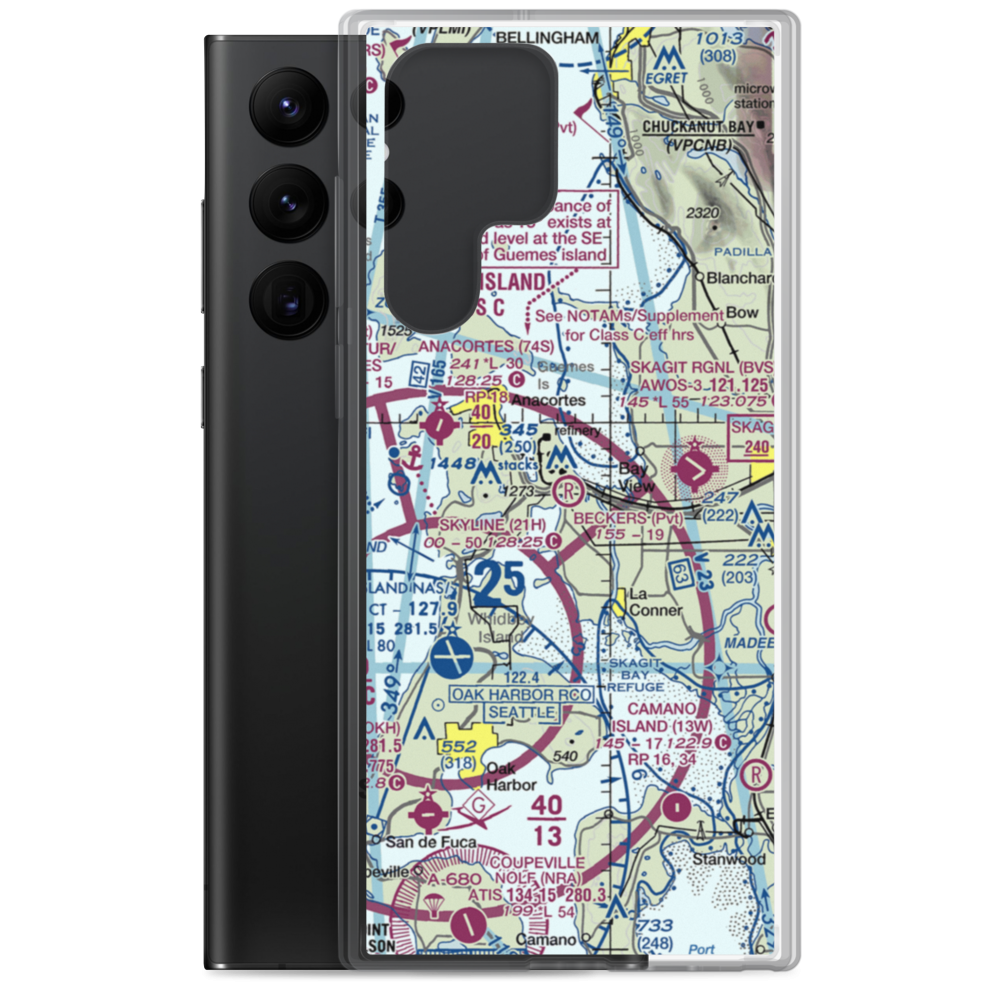 Becker's Landing Airport (WN18) VFR Sectional Samsung Case Samsung Galaxy S22 Ultra model shown