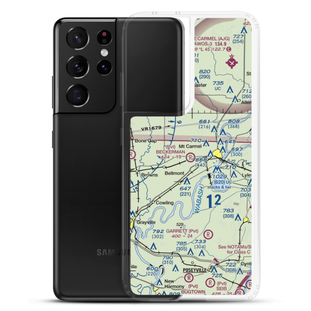 Beckerman Field (5LL0) VFR Sectional Samsung Case Samsung Galaxy S21 Ultra model shown