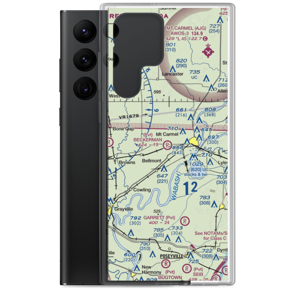 Beckerman Field (5LL0) VFR Sectional Samsung Case Samsung Galaxy S22 Ultra model shown
