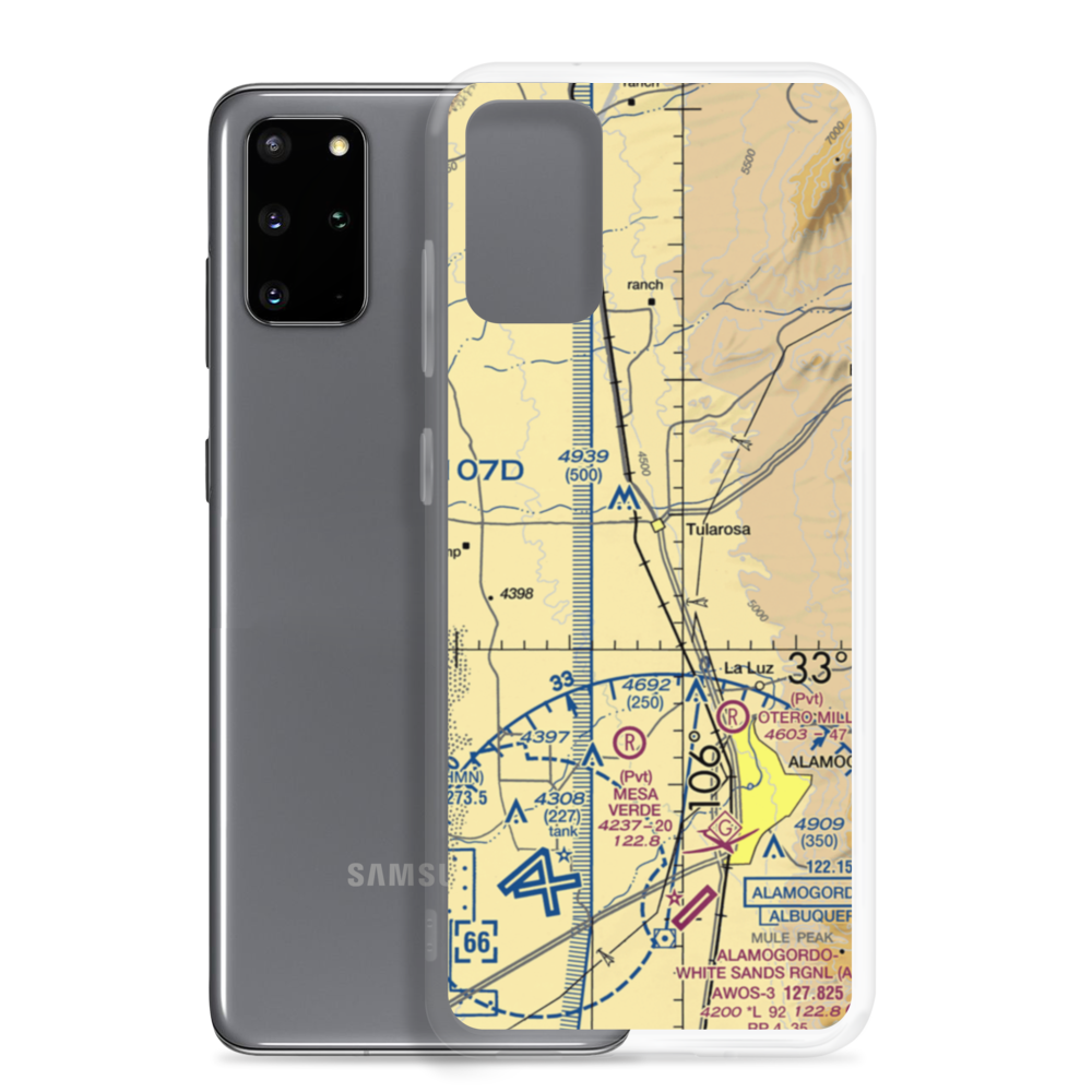 Beckett Farm Airport (NM28) VFR Sectional Samsung Case Samsung Galaxy S20 Plus model shown