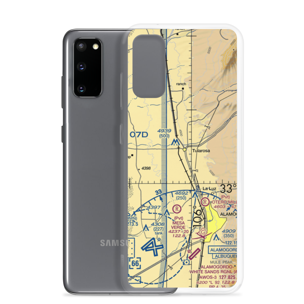 Beckett Farm Airport (NM28) VFR Sectional Samsung Case Samsung Galaxy S20 model shown