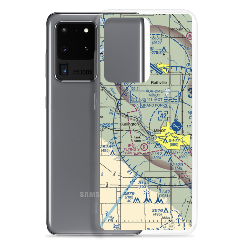 Behrens Airstrip (NA30) VFR Sectional Samsung Case Samsung Galaxy S20 Ultra model shown