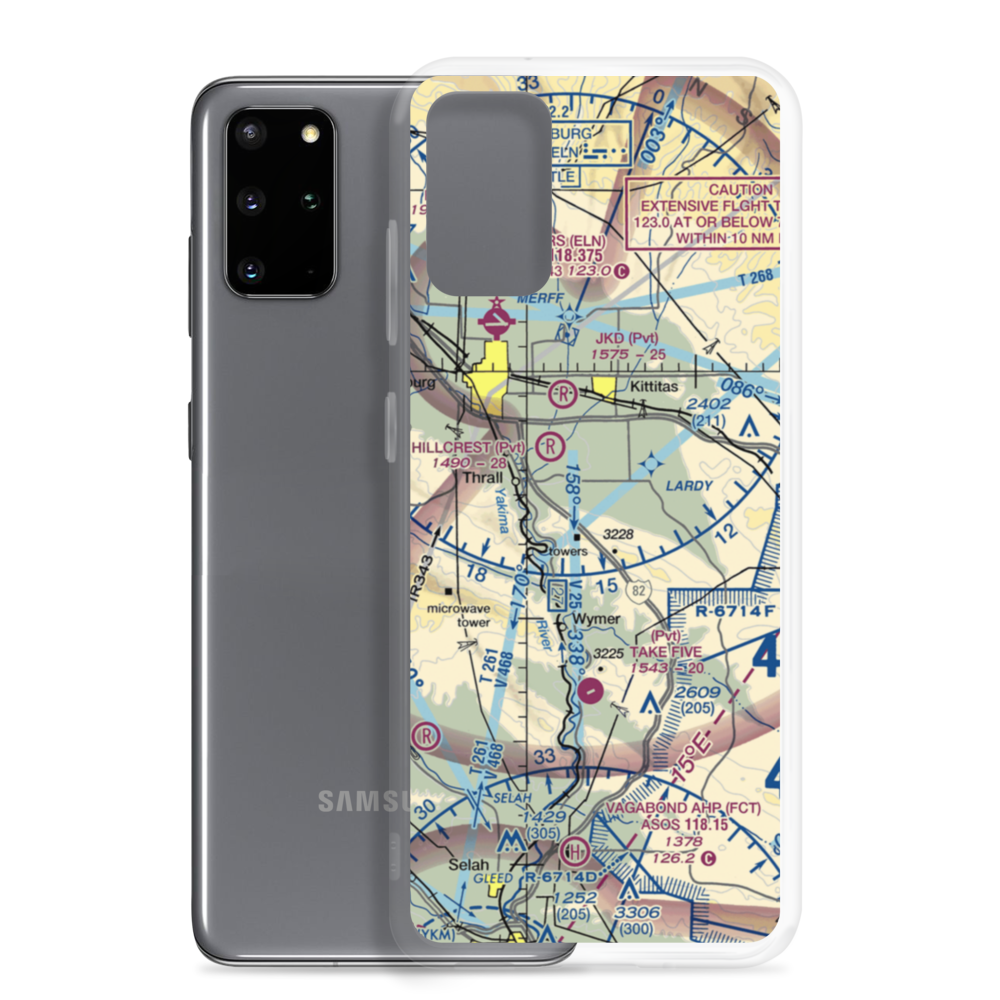 Beiter Airport (96VE) VFR Sectional Samsung Case Samsung Galaxy S20 Plus model shown