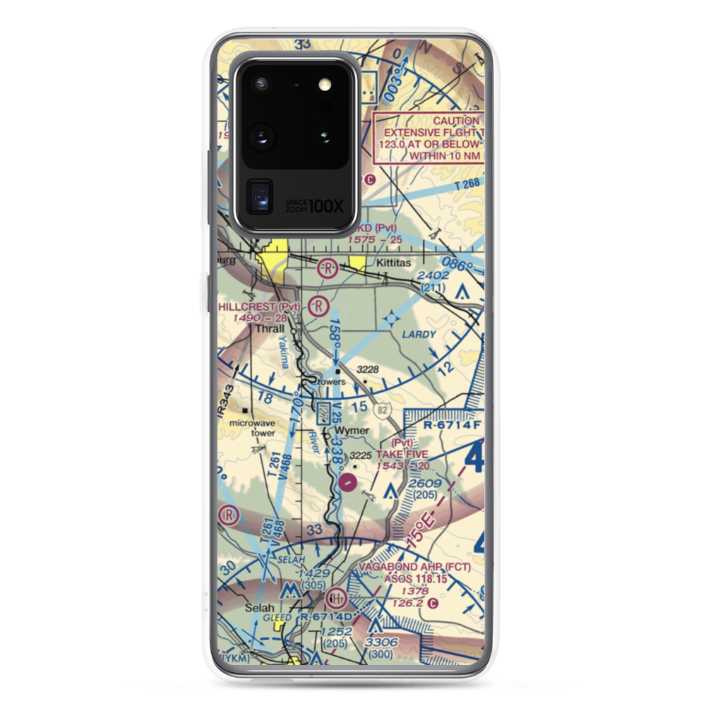 Beiter Airport (96VE) VFR Sectional Samsung Case Samsung Galaxy S20 Ultra model shown