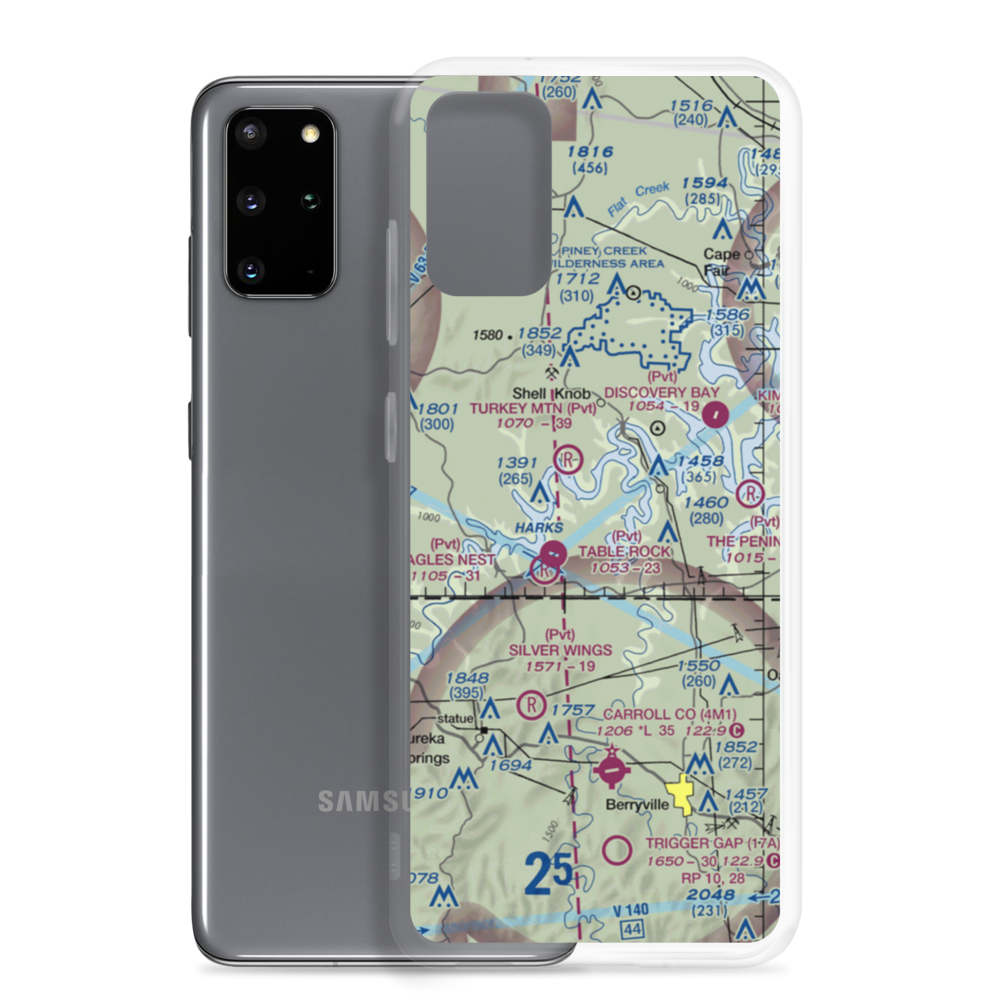 Bel-Voir Acres Airport (MO61) VFR Sectional Samsung Case Samsung Galaxy S20 Plus model shown