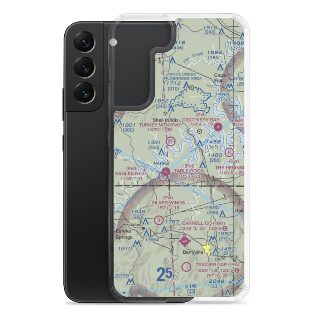 Bel-Voir Acres Airport (MO61) VFR Sectional Samsung Case Samsung Galaxy S22 Plus model shown