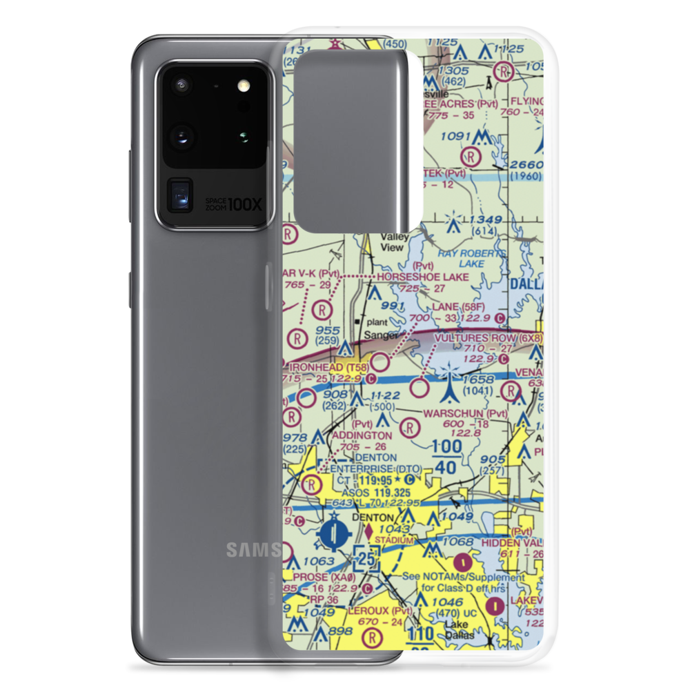 Belcher Airport (US-0138) VFR Sectional Samsung Case Samsung Galaxy S20 Ultra model shown