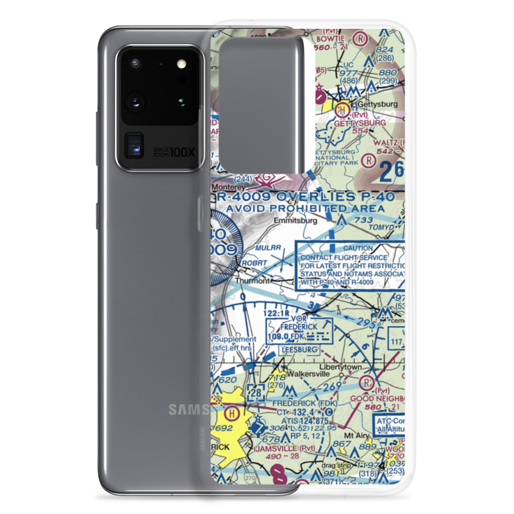 Bell Airport (MD12) VFR Sectional Samsung Case Samsung Galaxy S20 Ultra model shown