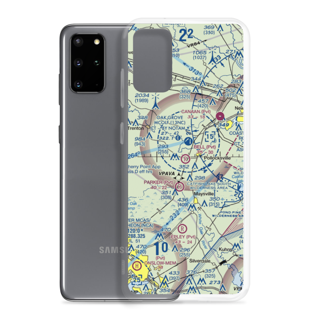 Bell Strip (1NC4) VFR Sectional Samsung Case Samsung Galaxy S20 Plus model shown
