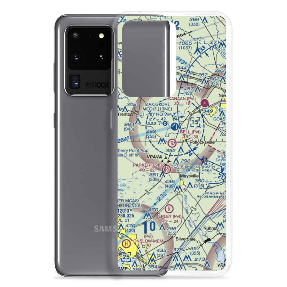 Bell Strip (1NC4) VFR Sectional Samsung Case Samsung Galaxy S20 Ultra model shown