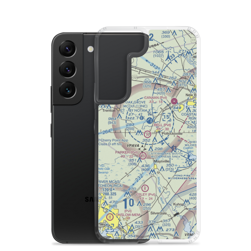 Bell Strip (1NC4) VFR Sectional Samsung Case Samsung Galaxy S22 model shown