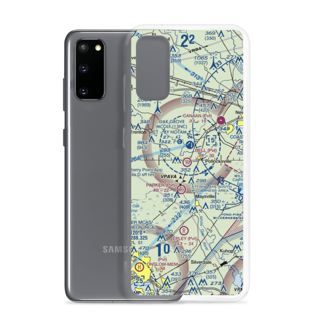 Bell Strip (1NC4) VFR Sectional Samsung Case Samsung Galaxy S20 model shown