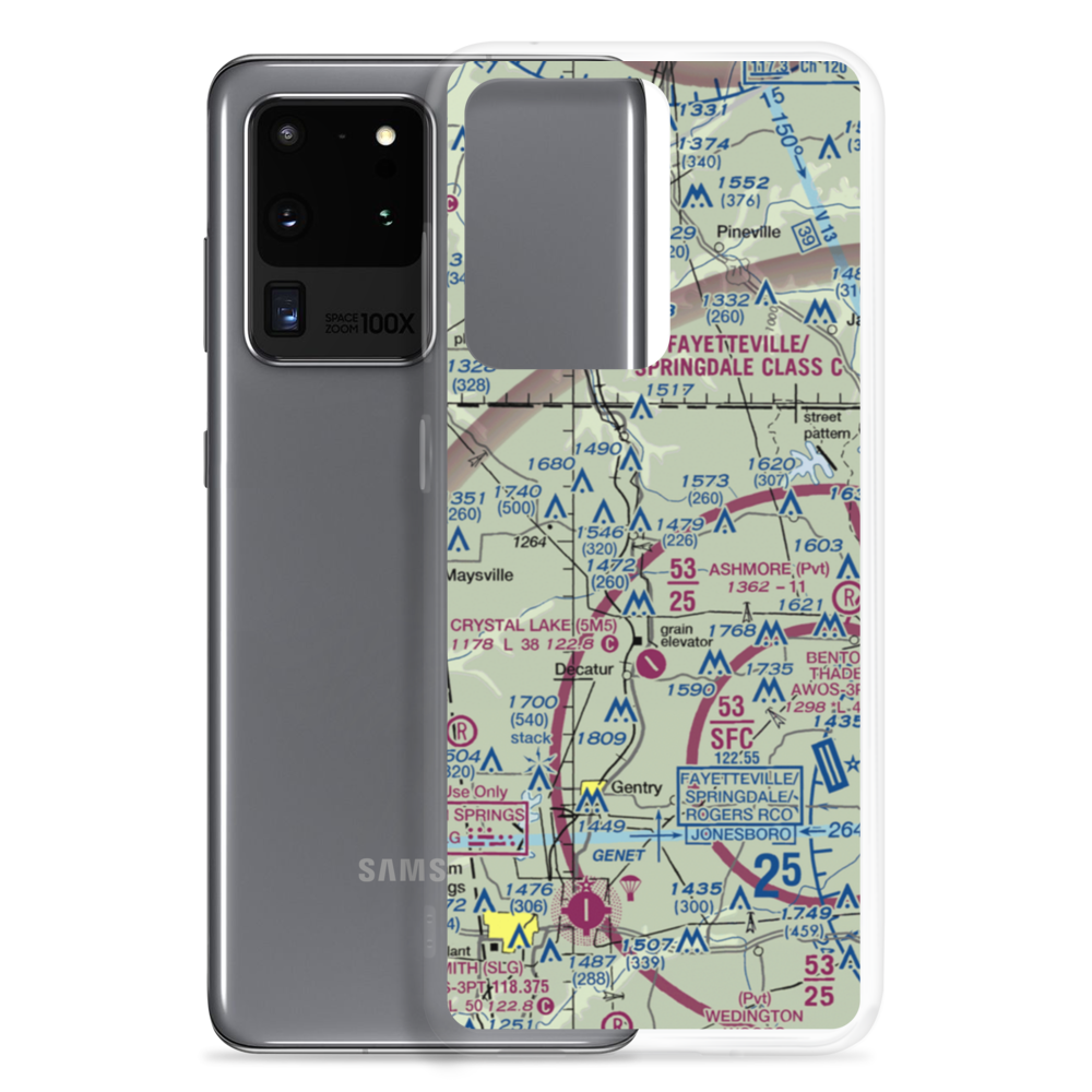 Bella Vista Field (AR09) VFR Sectional Samsung Case Samsung Galaxy S20 Ultra model shown