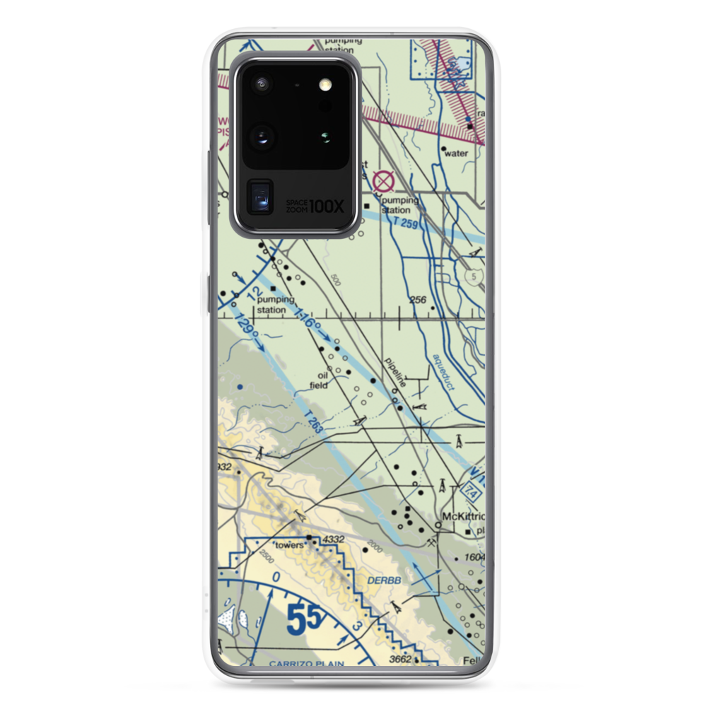 Belridge Strip (1CA1) VFR Sectional Samsung Case Samsung Galaxy S20 Ultra model shown