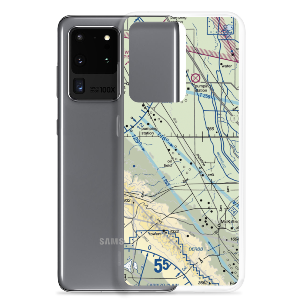 Belridge Strip (1CA1) VFR Sectional Samsung Case Samsung Galaxy S20 Ultra model shown