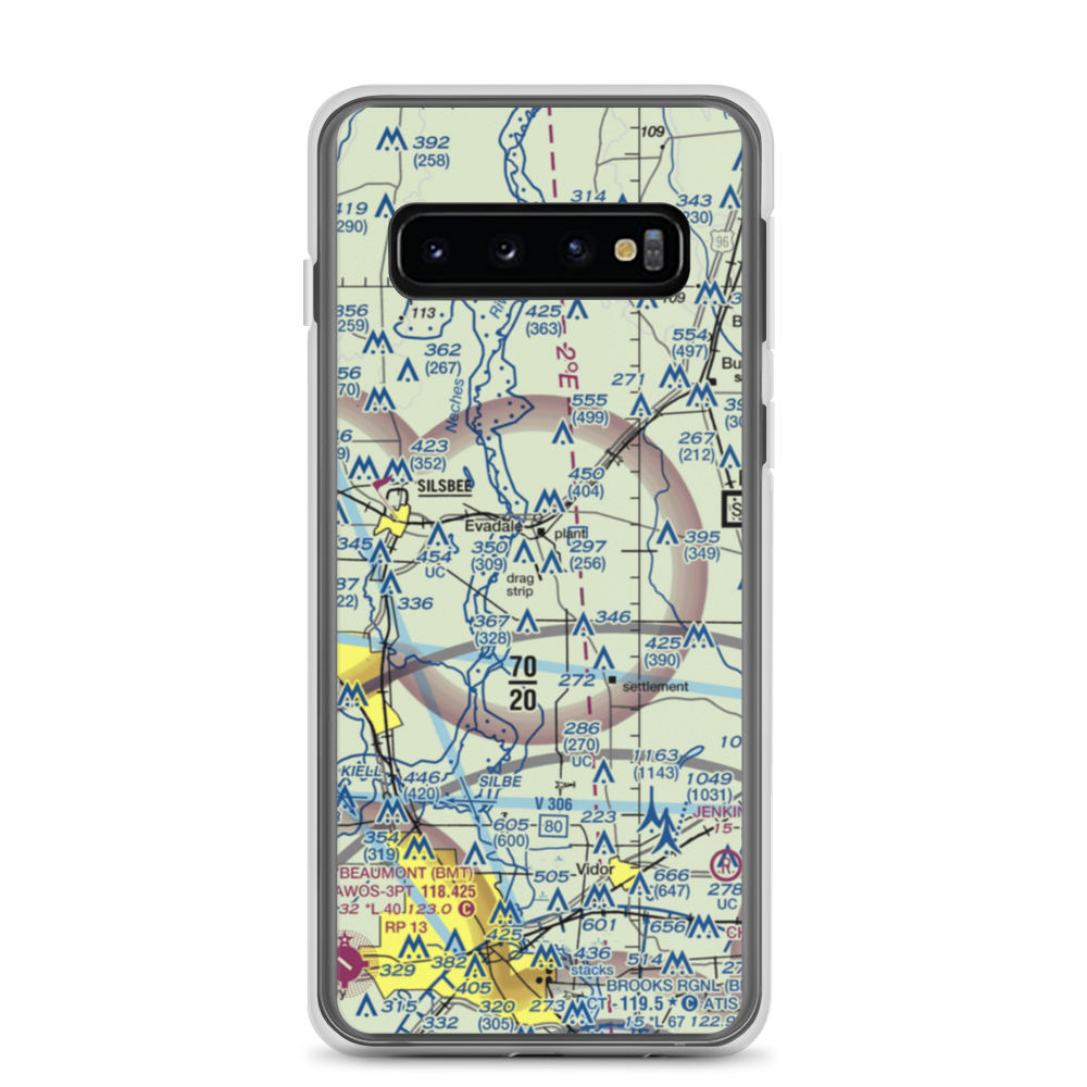 Ben Bruce Memorial Airpark (EVA) VFR Sectional Samsung Case Samsung Galaxy S10 model shown