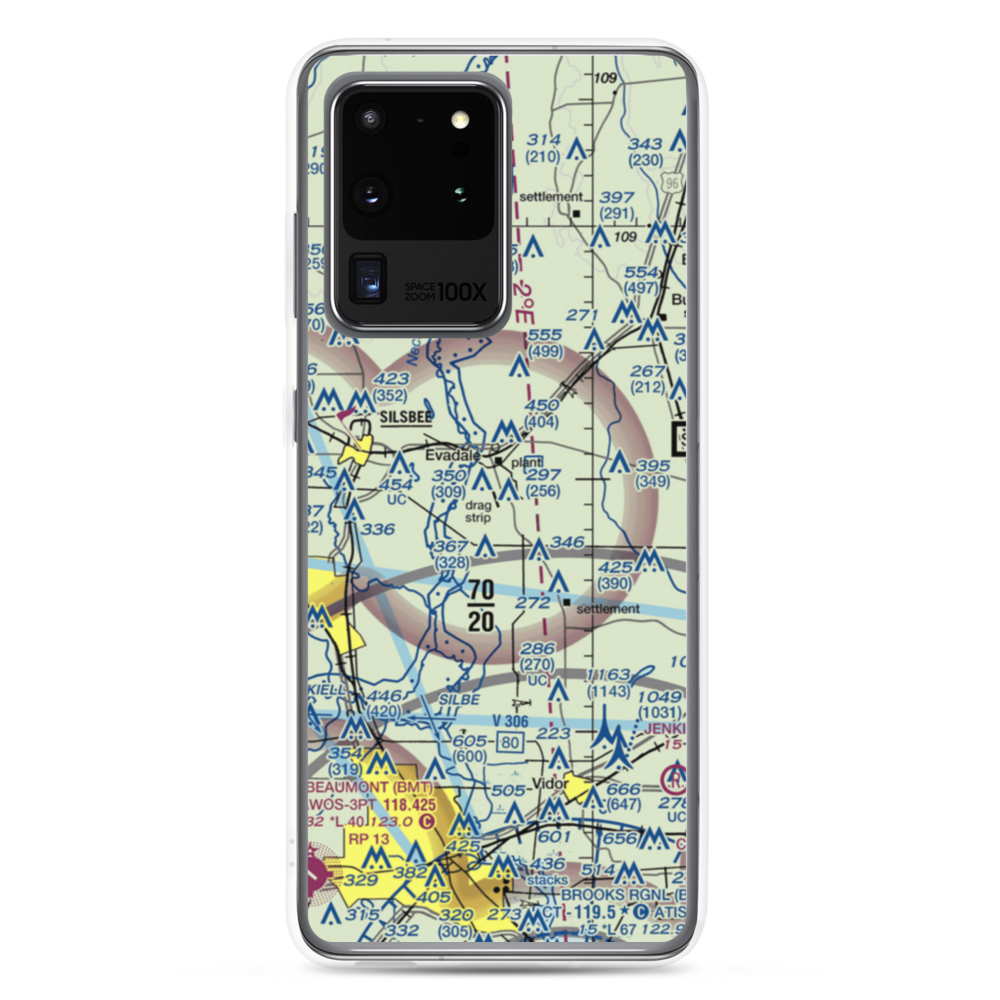 Ben Bruce Memorial Airpark (EVA) VFR Sectional Samsung Case Samsung Galaxy S20 Ultra model shown