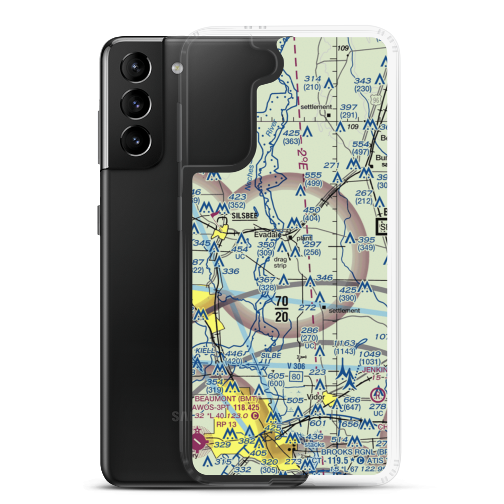 Ben Bruce Memorial Airpark (EVA) VFR Sectional Samsung Case Samsung Galaxy S21 Plus model shown