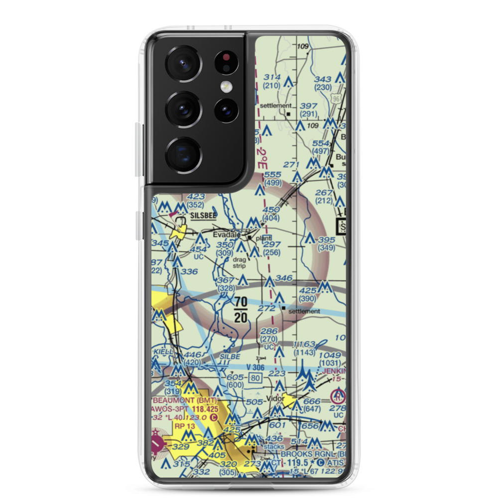 Ben Bruce Memorial Airpark (EVA) VFR Sectional Samsung Case Samsung Galaxy S21 Ultra model shown