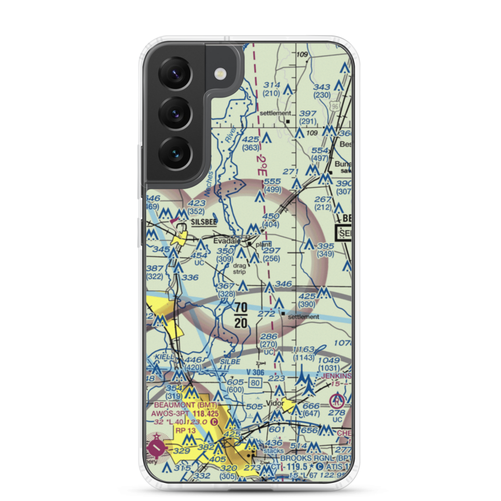 Ben Bruce Memorial Airpark (EVA) VFR Sectional Samsung Case Samsung Galaxy S22 Plus model shown