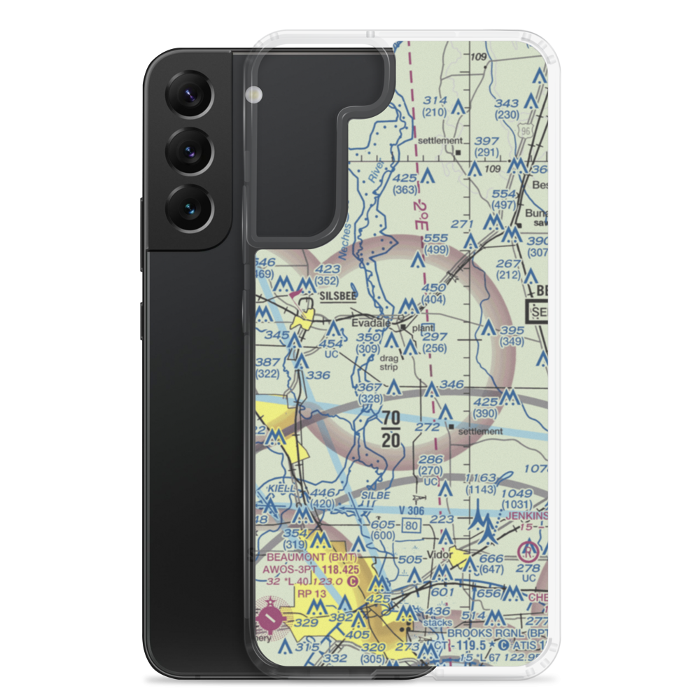 Ben Bruce Memorial Airpark (EVA) VFR Sectional Samsung Case Samsung Galaxy S22 Plus model shown